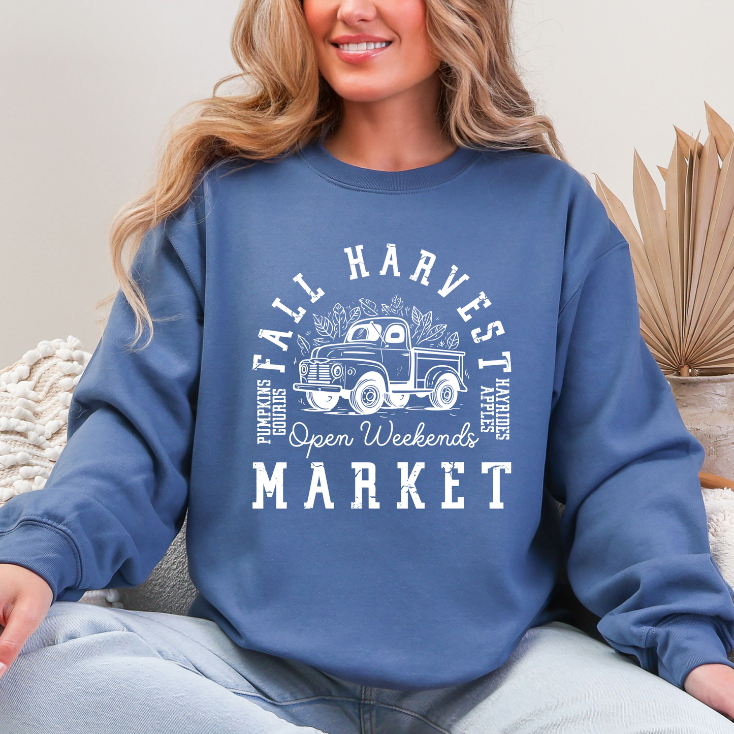 Fall Harvest Market, Pumpkins, Autumn Sweatshirt