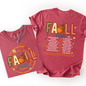 Fall Tour, Front and Back, Halloween, Autumn, Comfort Colors T-Shirt