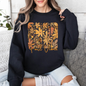 Fall Vibes, Colorful Autumn Flowers Sweatshirt