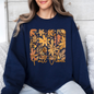 Fall Vibes, Colorful Autumn Flowers Sweatshirt