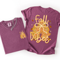 Fall Vibes, Coquette, Front and Back, Leaves, Autumn, Comfort Colors T-Shirt