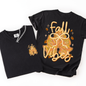 Fall Vibes, Coquette, Front and Back, Leaves, Autumn, Comfort Colors T-Shirt