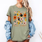 Fall Vibes, Floral Stripes, Beautiful Autumn, Tshirt