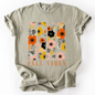 Fall Vibes, Floral Stripes, Beautiful Autumn, Comfort Colors T-Shirt