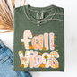Fall Vibes, Patterns, Halloween, Pumpkin, Autumn, Comfort Colors T-Shirt