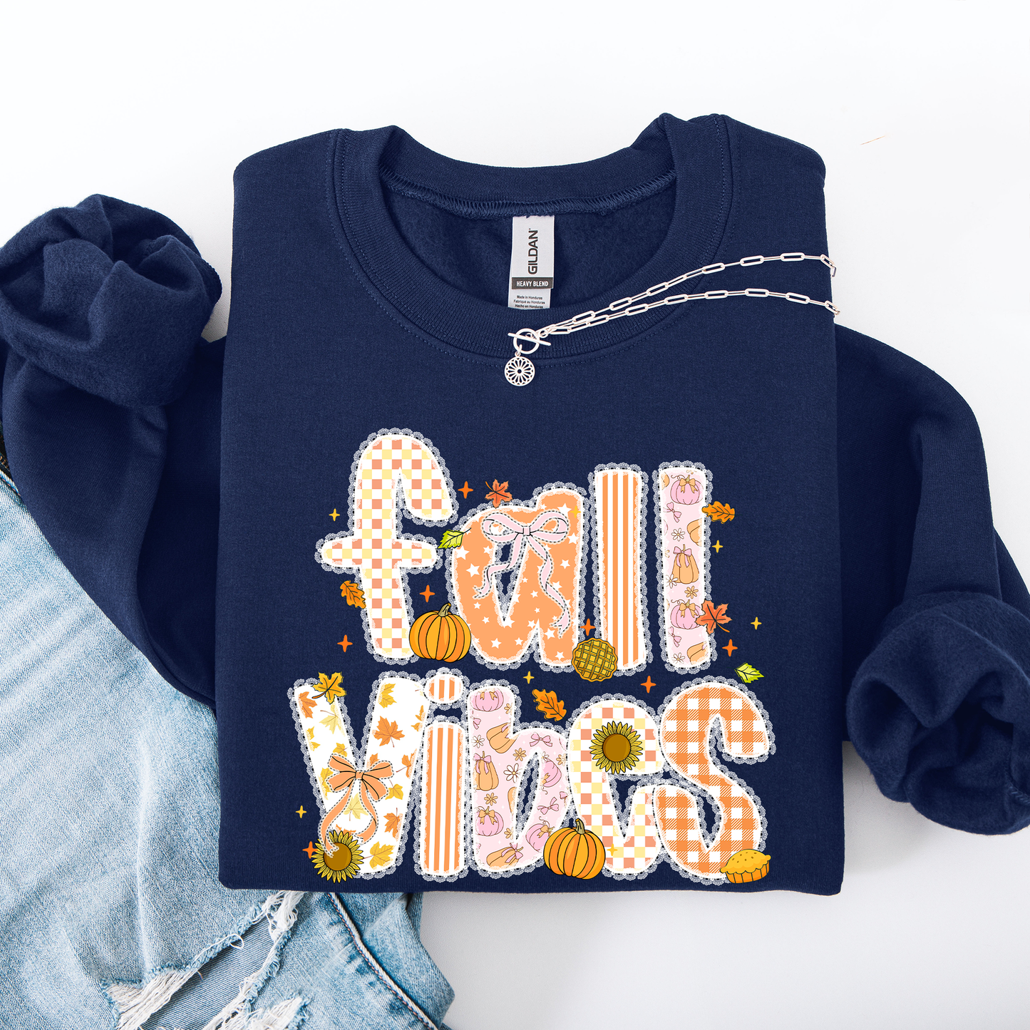 Fall Vibes, Patterns, Halloween, Pumpkin, Autumn Sweatshirt