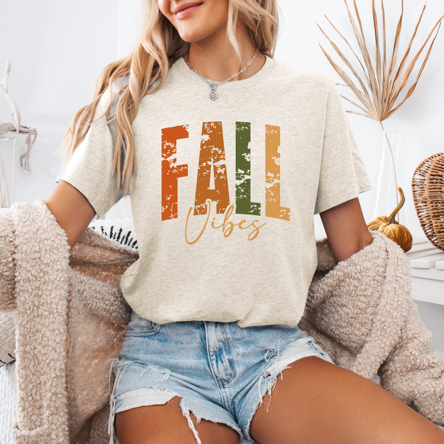 Fall Vibes, Retro Varsity, Autumn, Pumpkin, Tshirt