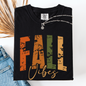 Fall Vibes, Retro Varsity, Autumn, Pumpkin, Comfort Colors T-Shirt