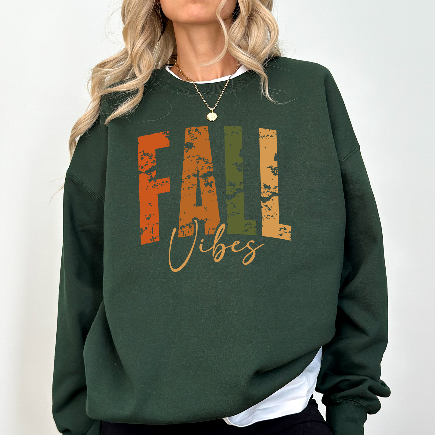 Fall Vibes, Retro Varsity, Autumn, Pumpkin Sweatshirt