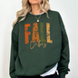 Fall Vibes, Retro Varsity, Autumn, Pumpkin Sweatshirt