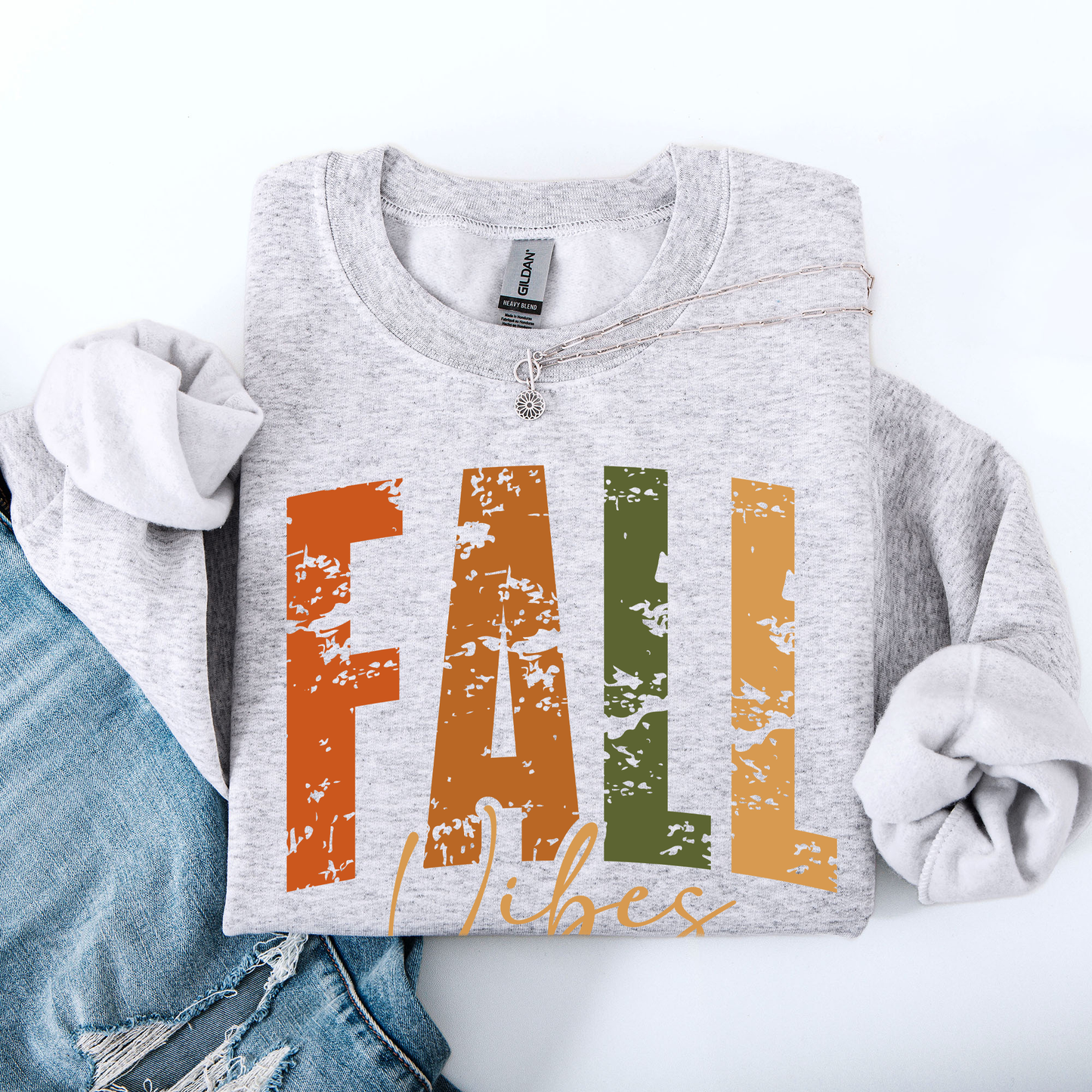Fall Vibes, Retro Varsity, Autumn, Pumpkin Sweatshirt