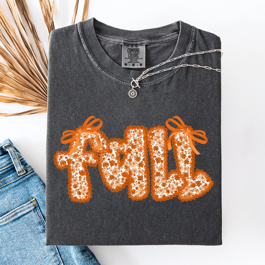 Fall, Beautiful Bows Ribbons, Colorful, Autumn, Coquette, Comfort Colors T-Shirt