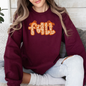 Fall, Beautiful Bows Ribbons, Colorful, Autumn, Coquette Sweatshirt