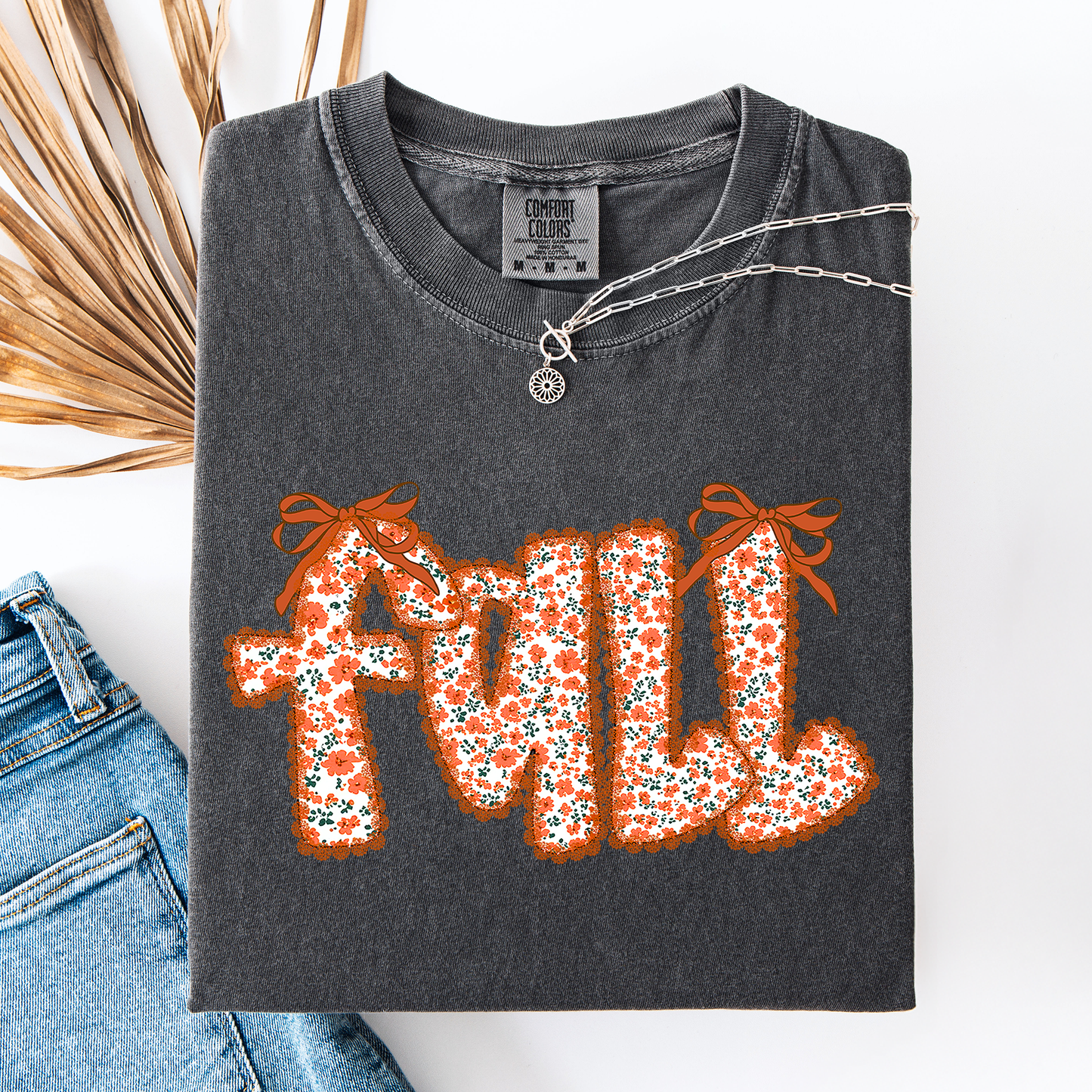 Fall, Beautiful Ribbons, Colorful, Autumn, Coquette, Comfort Colors T-Shirt