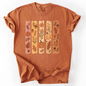 Fall, Brush Stroke, Floral, Pumpkin, Autumn, Comfort Colors T-Shirt