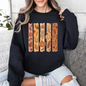 Fall, Brush Stroke, Floral, Pumpkin, Autumn Sweatshirt