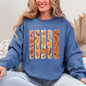 Fall, Brush Stroke, Floral, Pumpkin, Autumn Sweatshirt