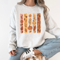 Fall, Brush Stroke, Floral, Pumpkin, Autumn Sweatshirt