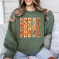 Fall, Brush Stroke, Floral, Pumpkin, Autumn Sweatshirt