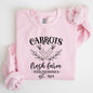 Farm Fresh Carrots, Peter Cottontail, Retro Farm Sign, Easter Sweatshirt