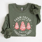 Farm Fresh Christmas Tree, Cake, Winter, Santa, Xmas Sweatshirt