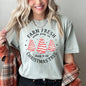 Farm Fresh Christmas Tree, Cakes, Little Debbit, Retro, Sweets Comfort Colors Tshirt