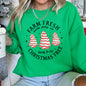 Farm Fresh Christmas Tree Cakes Sweatshirt