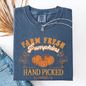Farm Fresh Pumpkins, Hand Picked, Halloween, Fall, Autumn, Farm, Comfort Colors T-Shirt