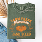 Farm Fresh Pumpkins, Hand Picked, Halloween, Fall, Autumn, Farm, Comfort Colors T-Shirt