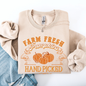 Farm Fresh Pumpkins, Hand Picked, Halloween, Fall, Autumn, Farm Sweatshirt