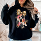 Faux Glitter Patchwork Ghost Shirt, Patchwork Ghost, Glitter Ghost, Spooky Season, Coquette Ghost, Graphic Hoodie, Hooded Sweatshirt