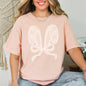 Faux Lace Bunny Ears, Coquette, Easter, Bunny, Jesus, Rabbit, Holiday Tshirt Comfort Colors T-Shirt