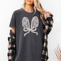 Faux Lace Bunny Ears, Coquette, Easter, Bunny, Jesus, Rabbit, Holiday Tshirt Comfort Colors T-Shirt