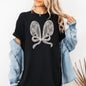 Faux Lace Bunny Ears, Coquette, Easter, Bunny, Jesus, Rabbit, Holiday Tshirt Comfort Colors T-Shirt