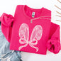 Faux Lace Bunny Ears, Coquette, Easter, Bunny, Jesus, Rabbit, Holiday Sweatshirt