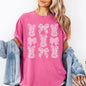 Faux Lace Bunny, Coquette, Bow, Ribbons, Easter, Bunny, Jesus, Rabbit, Holiday Tshirt Comfort Colors T-Shirt