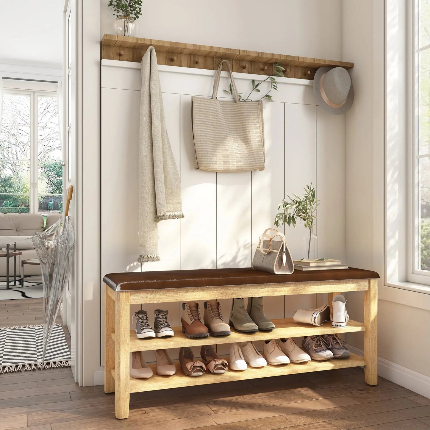 Featured Upholstered Storage Bench