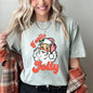 Feeling Jolly, Retro Santa, Christmas Comfort Colors Tshirt