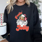 Feeling Jolly Retro Santa Christmas Sweatshirt