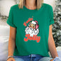 Feeling Jolly, Retro Santa, Christmas Super Soft Tshirt