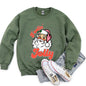 Feeling Jolly Retro Santa Christmas Sweatshirt