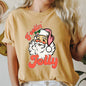 Feeling Jolly, Retro Santa, Christmas Comfort Colors Tshirt