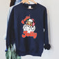 Feeling Jolly Retro Santa Christmas Sweatshirt