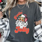 Feeling Jolly, Retro Santa, Christmas Comfort Colors Tshirt