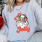 Feeling Jolly Retro Santa Christmas Sweatshirt