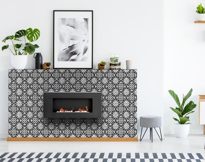 Decorative Tile stickers set of 24 Peel & Stick