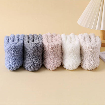 Ultra-Soft Coral Velvet Socks for Women
