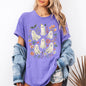 Floral Ghosts, Beautiful Halloween, Coquette, Girly, Autumn, Fall, Comfort Colors T-Shirt
