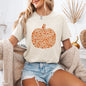 Floral Pumpkin, Autumn Flowers, Fall, Tshirt