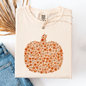 Floral Pumpkin, Autumn Flowers, Fall, Comfort Colors T-Shirt